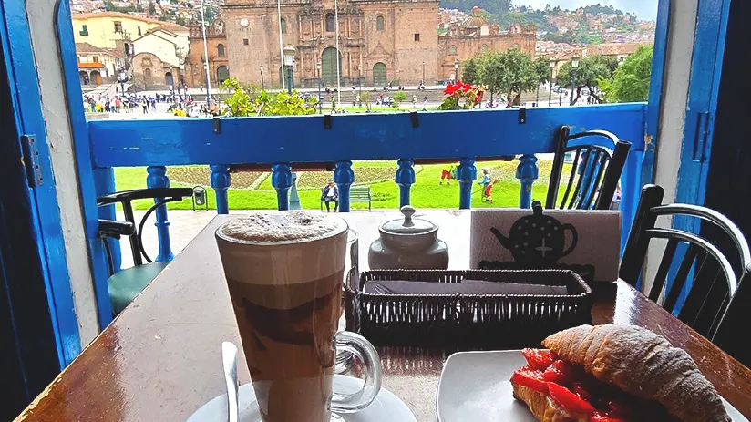 Cafés near plaza de armas Cusco
