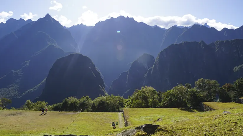 Andes mountain range Peru