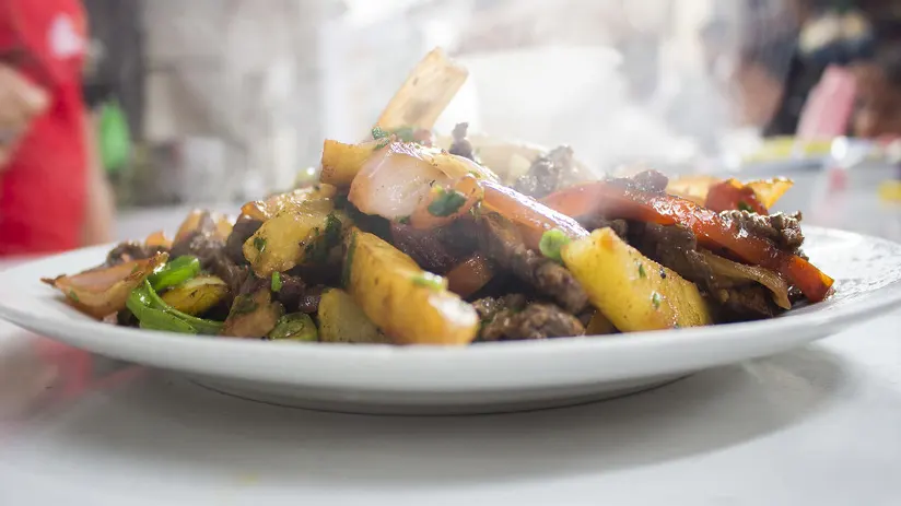 Lomo saltado dish